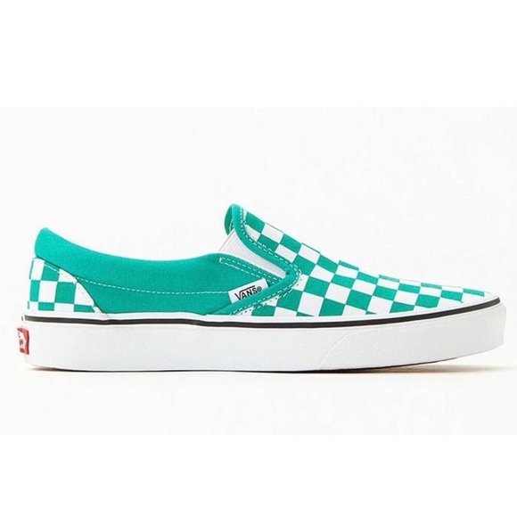 Vans Slip-On Checkerboard Skate Shoe - Pepper Green
Size: Mens 7/Womens 8.5 - Picture 8 of 8